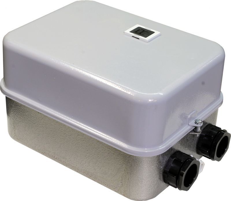 Пускатель электромагнитный ПМ12-040210 У2 В 40А 380В/50Гц 1НО IP54 нереверсивный с реле РТТ-121 28.0-40.0А в корпусе с кнопкой R Электротехник ET000262