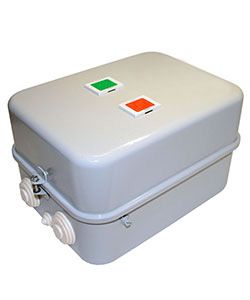 Пускатель электромагнитный ПМ12-063261 У3 В 63А 380В/50Гц 2НО+2НЗ IP40 нереверсивный с реле РТТ-231 53.5-63.0А в корпусе с кнопками ПУСК + СТОП + R Электротехник ET000170