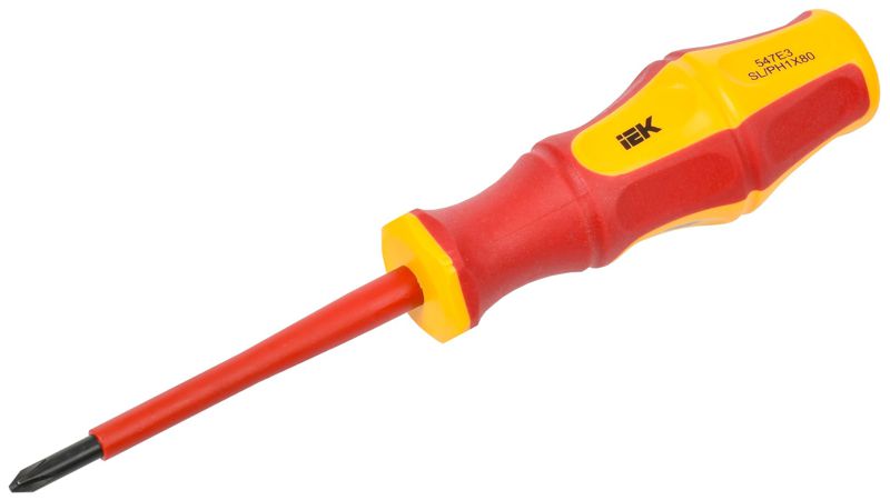 Отвертка PH/SL1х80 К3 ARMA2L 3 IEK A2L3-SC30-K3-HS-10-080