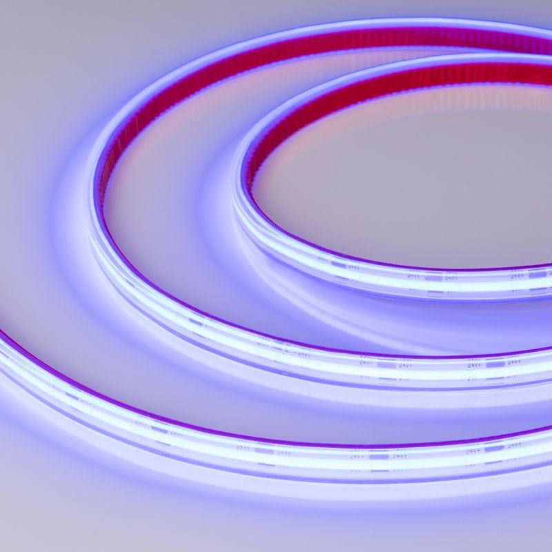 Лента светодиодная COB-PS-X544-10mm 24V Blue 11.5Вт/м IP67 CSP герметичная (уп.5м) Arlight 032182(2)