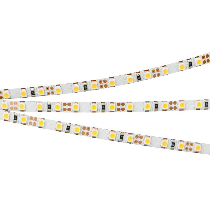 Лента светодиодная RT-A120-5mm 12V White 6000К 9.6Вт/м IP20 2835 (уп.5м) Arlight 014992(2)