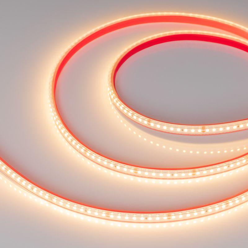 Лента светодиодная RTW-PS-A160-10mm 24V Warm 2700К12Вт/м IP67 2835 закрыт. герметичная (уп.50м) Arlight 024560(2)