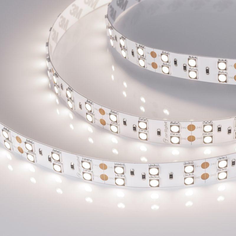 Лента светодиодная RT-B120-15mm 24V Day 4000К CRI98 28.8Вт/м IP20 5060 (уп.5м) Arlight 021469(2)