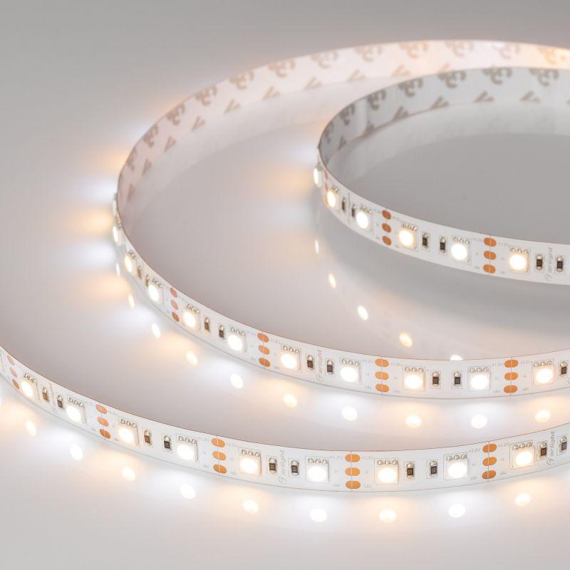 Лента светодиодная RT-B60-12mm 12V White-MIX 14.4Вт/м IP20 5060 измен. цветов. темпер. (уп.5м) Arlight 011093(2)