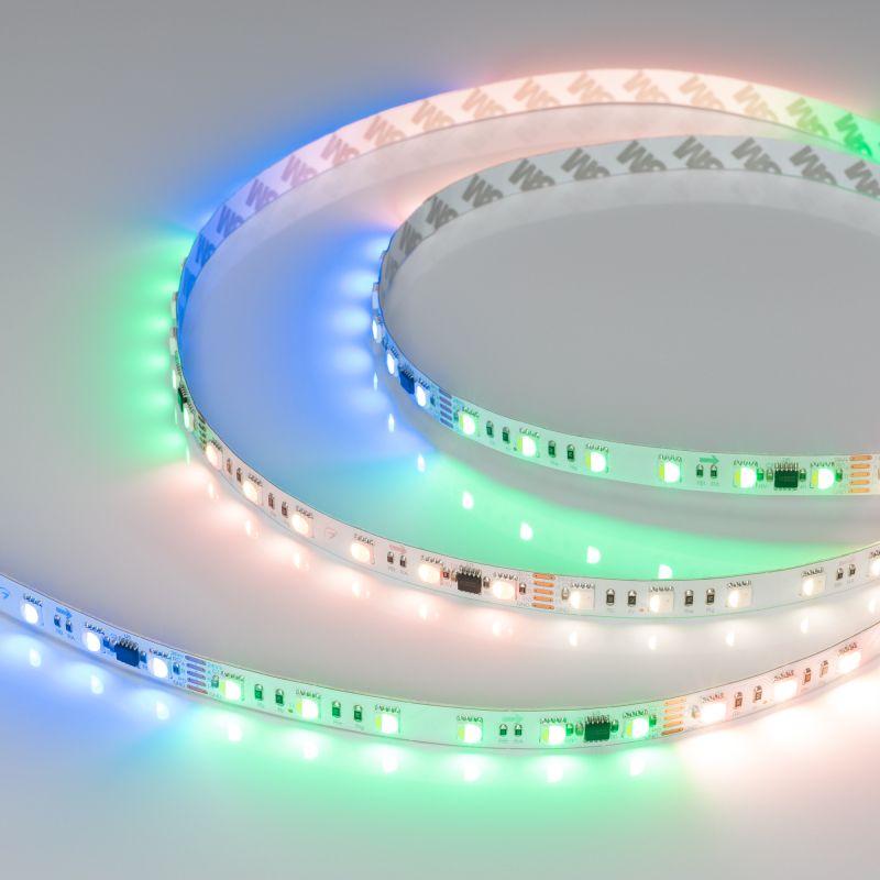 Лента светодиодная DMX-B60-10mm 24V RGBW-PX6 18Вт/м IP20 5060 бегущий огонь (уп.5м) Arlight 033449