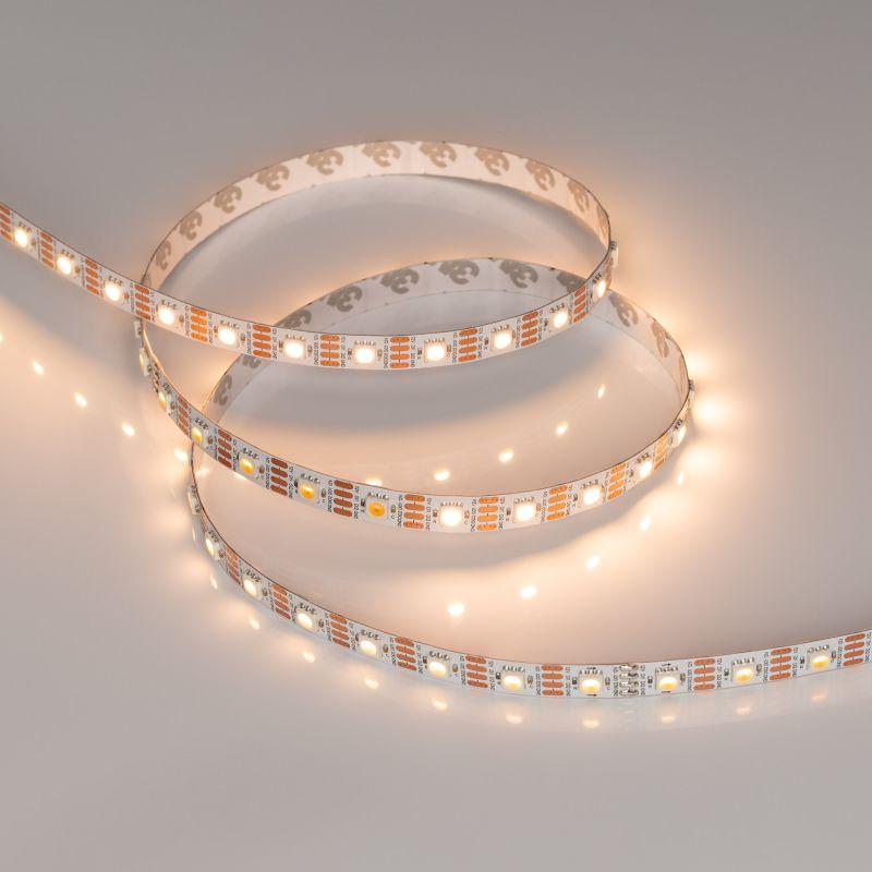 Лента светодиодная SPI-B60-10mm 12V Warm 2700К-PX1-RAM 9.3Вт/м IP20 5060 бегущий огонь (уп.5м) Arlight 033438