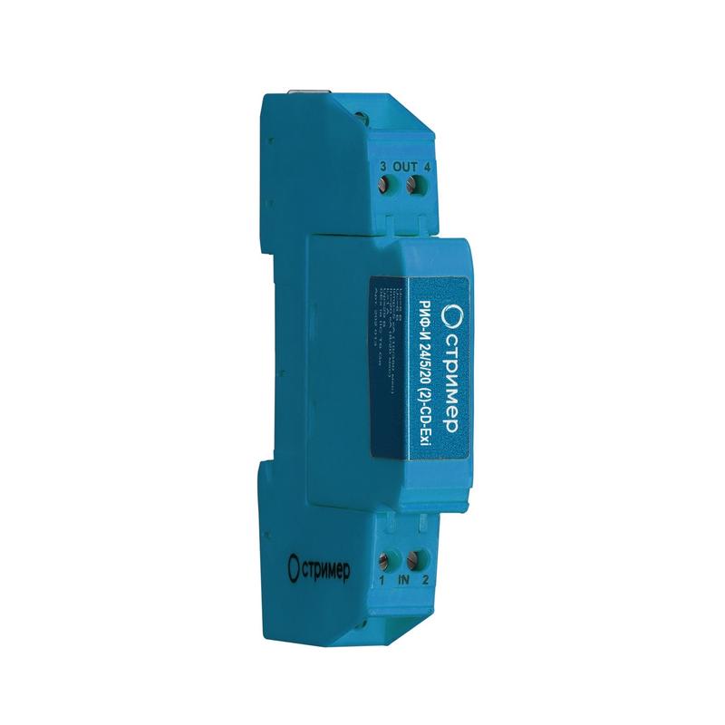 Устройство защиты от импульсных перенапряжений для информационных систем во взрывозащ. исполнении РИФ-И 24/5/20 (2)-CD- Exi Стример 202015