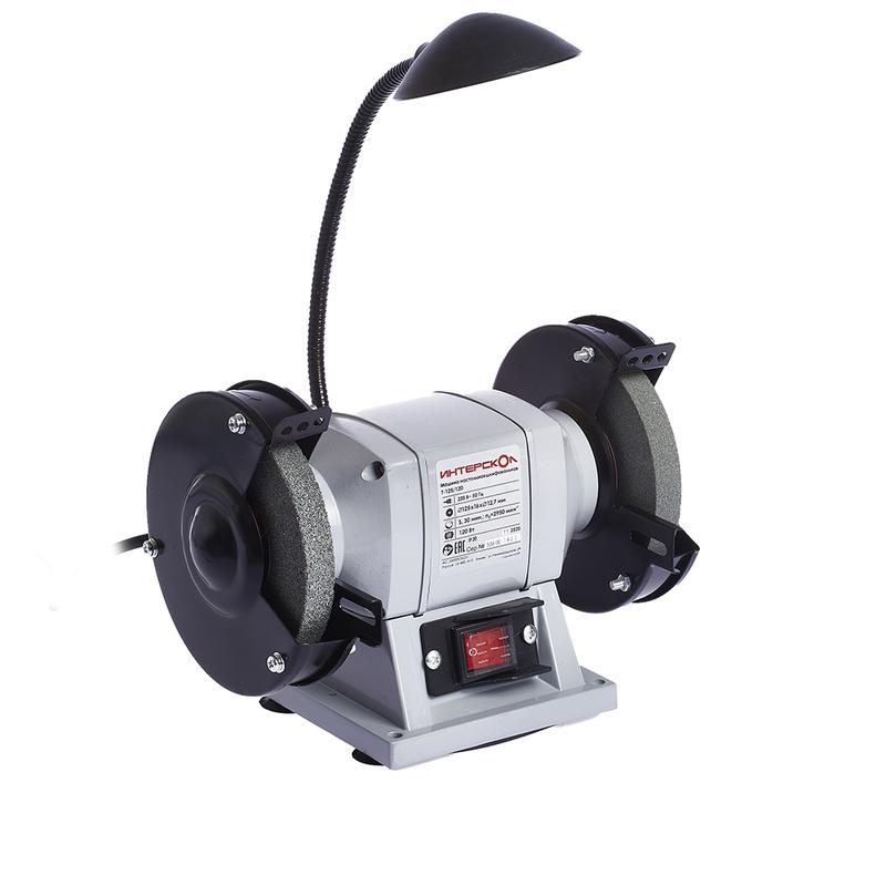 Электроточило Т-125/120 с подсветкой ИНТЕРСКОЛ 539.1.0.00