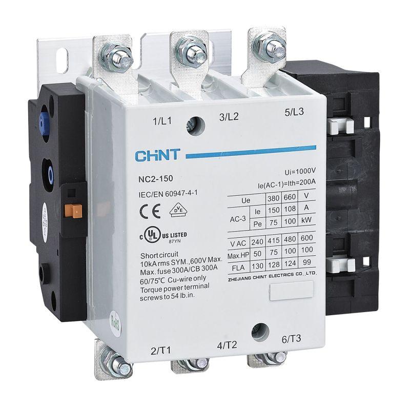 Контактор NC2-150 150А 110В AC-3 50Гц (R) CHINT 236579