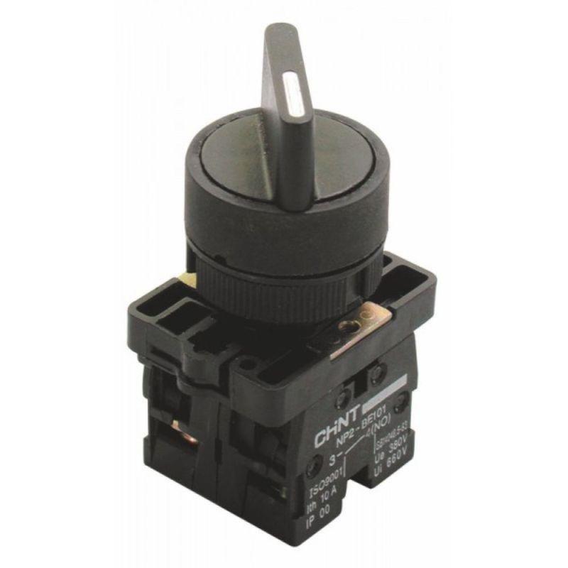 Переключатель NP2-ED44 2 положения возвратом 2НЗ IP40 (R) CHINT 576015