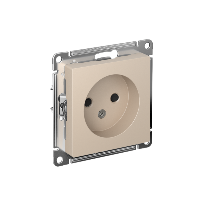 Розетка AtlasDesign 16А без заземл. защ. шторки механизм песочн. SE ATN001249