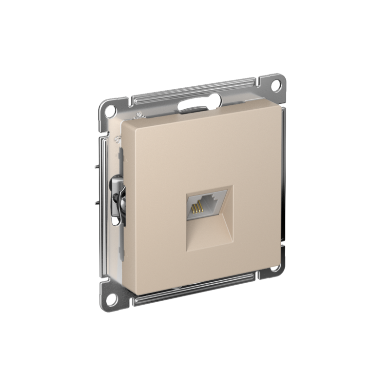 Розетка телефонная AtlasDesign RJ11 механизм песочн. SE ATN001281