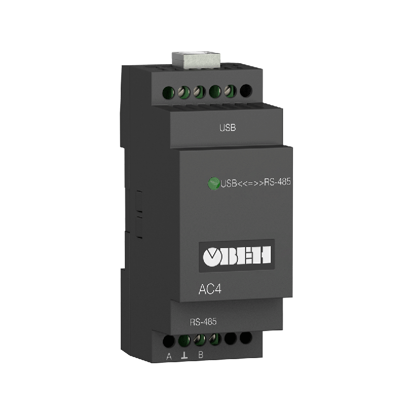 Преобразователь интерфейсов АС4 ОВЕН 63601