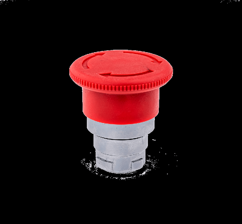 Головка грибовидная возврат поворотом O40мм мет. MTB2-BS54 красн. ОВЕН 43193