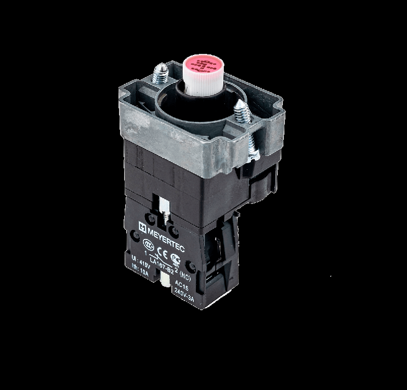 Основание с модулем подсветки 1NC блок-контакт 220В AC/DC мет. MTB2-BW634 красн. ОВЕН 43297