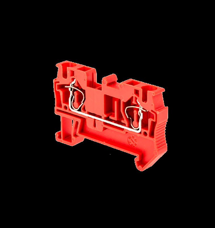 Клемма пружинная проходная 4кв.мм MTS-4RD красн. ОВЕН 88304
