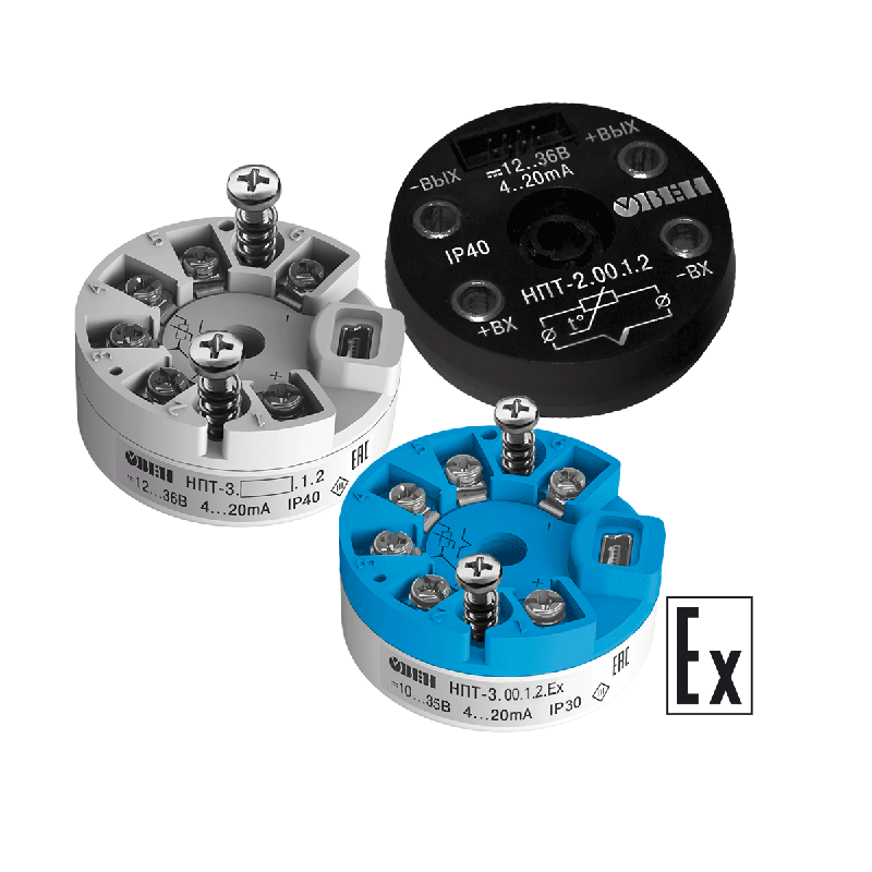 Преобразователь измерительный (РТ100 -50…+500град.C) НПТ-2.03.1.2 ОВЕН 31143