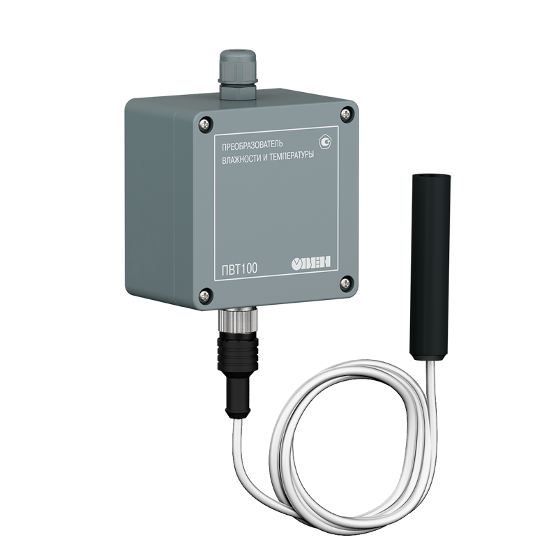Преобразователь влажности и температуры ПВТ100-Н5.2.И.Т2 ОВЕН 110541