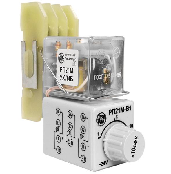 Реле времени РП-21М 003В1 10…100с 110В 50Гц с розеткой тип 2 ВНИИР A8120-76913568