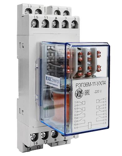 Реле промежуточное РЭП-36М-11 220В пост. 4/4 пер. прис. ВНИИР A8120-82690262