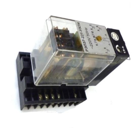 Реле промежуточное РЭП-37-221 100В AC 4/3 0.15…2с задн. присоед. ВНИИР A8120-77971789