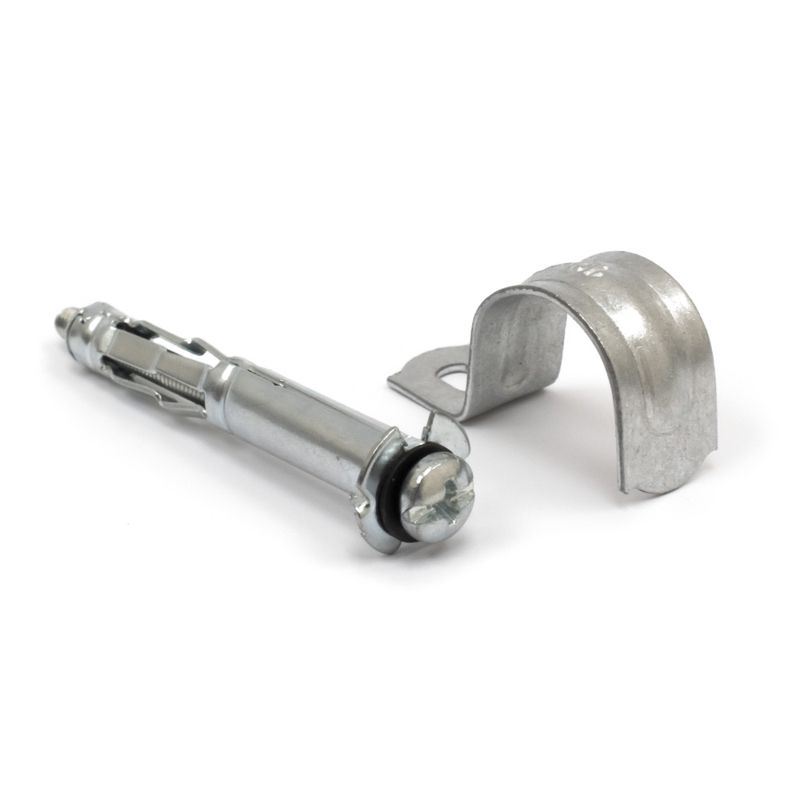 Комплект для крепления ОКЛ с использ. дюбеля Молли М4х54 и скобы СМО d21-22мм (уп.100шт) Промрукав PR08.5016