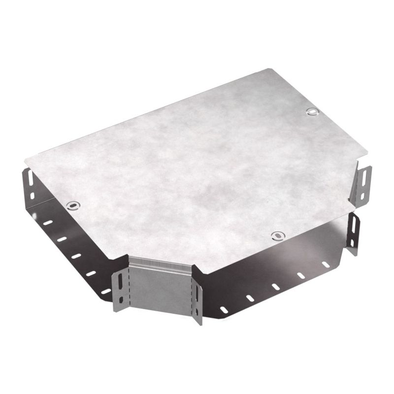 Ответвитель для лотка Т-образ. 300х100 Стандарт с крышкой Промрукав PR16.0443