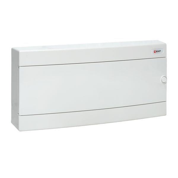 Щит распределительный навесной Unix 1х24мод. IP41 бел. дверь PROxima EKF ux-1x24-nw