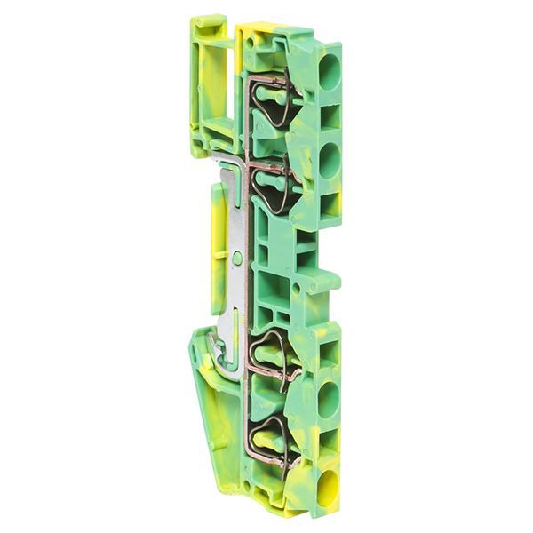 Колодка клеммная ST-4 4 вывода земля пружинная EKF plc-jxb-st-4-4-pen