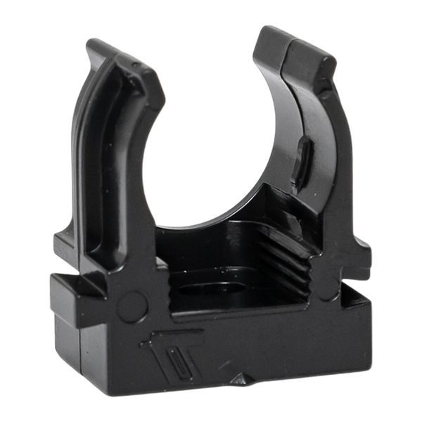 Держатель для труб (клипса) d16мм для монтажн. пистолета черн. (уп.100шт) Plast EKF derjp-z-16-black