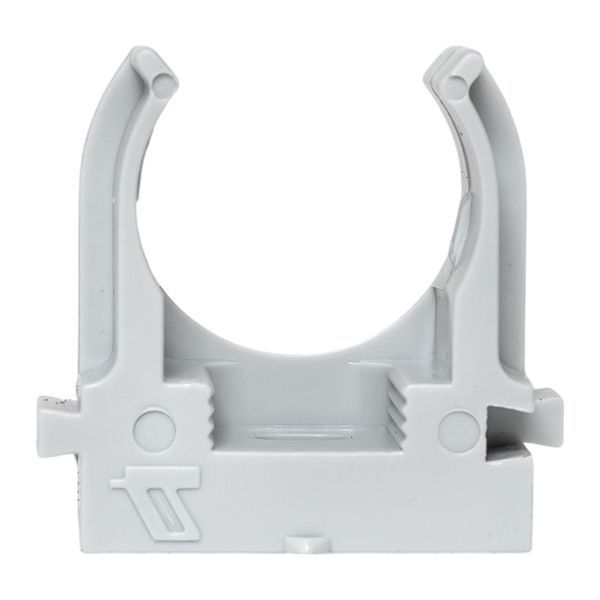 Держатель для труб (клипса) d20мм для монтажн. пистолета сер. (уп.100шт) Plast EKF derjp-z-20