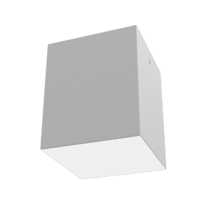 Светильник светодиодный DL-Box 15Вт 3000К 140х140х170 накладной RAL9003 бел. муар с опаловым рассеив. VARTON V1-R0-00819-20000-2001530