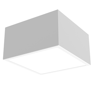Светильник светодиодный DL-Box 15Вт 4000К 140х140х170 накладной RAL9003 бел. муар с опаловым рассеив. VARTON V1-R0-01819-20000-2001540