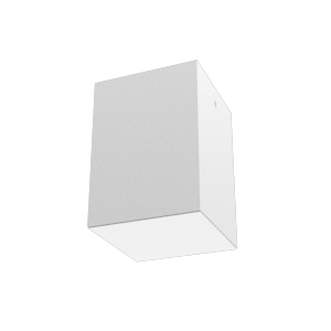 Светильник светодиодный DL-Box 15Вт 4000К 120х120х170 накладной RAL9003 бел. муар с опаловым рассеив. VARTON V1-R0-00818-20000-2001540