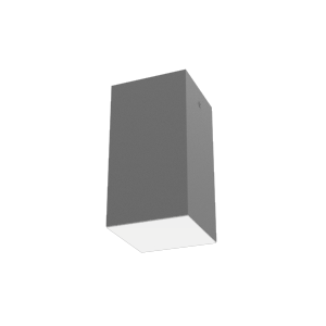 Светильник светодиодный DL-Box 9Вт 4000К 90х90х170 накладной RAL7045 сер. муар с опаловым рассеив. VARTON V1-R0-70817-20000-2000940