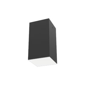 Светильник светодиодный DL-Box 12Вт 4000К 90х90х170 накладной RAL9005 черн. муар с опаловым рассеив. VARTON V1-R0-90817-20000-2001240