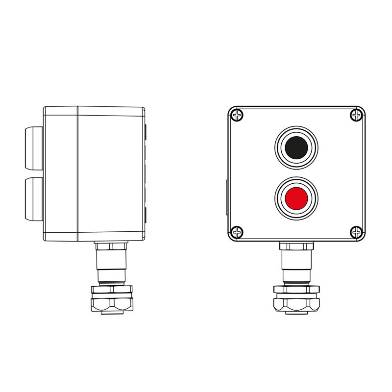 Пост управления взрывозащ. из алюм. CPE-A-12-(1xP1B(11)-1xP1R(11))-1xKAEPM2MHK-20(C)1Ex d e IIC Т5 Gb / Ex tb IIIC T95град.CDb IP66 DKC 2201.121.22.120L