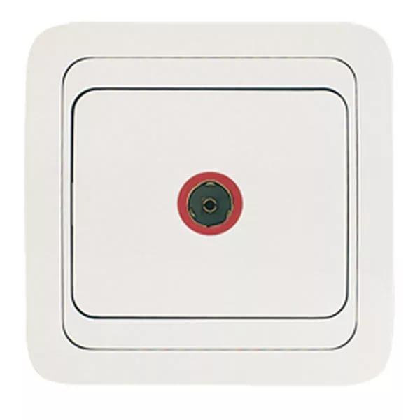 Розетка TV оконечная Mimoza бел. Makel 12027