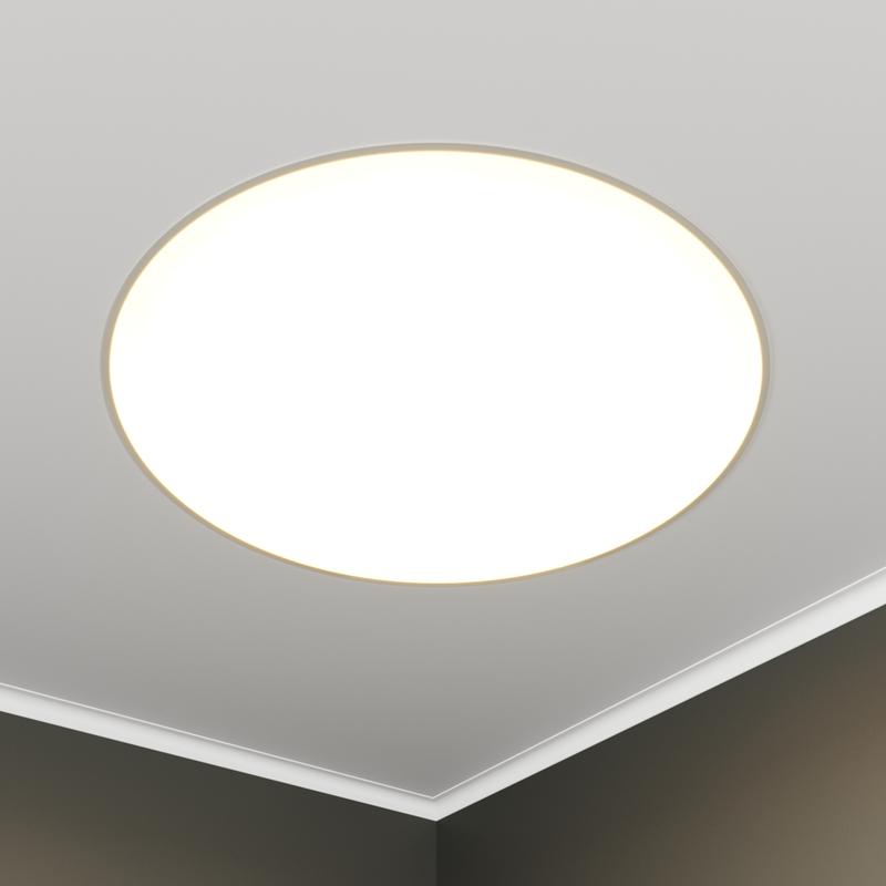 Светильник светодиодный RVE-LBX-RING-830-V 82Вт 4000К 830х830х100мм круг встраив. бел. RVElektro RVE00002832