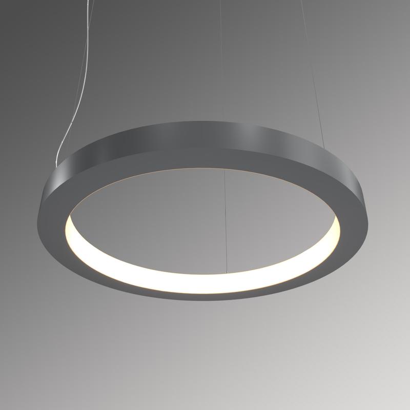 Светильник светодиодный RVE-LBх-RING-IN-1600-P 138Вт 4000К 1600х1600х50мм S53мм кольцо подвесной бел. RVElektro RVE00000865