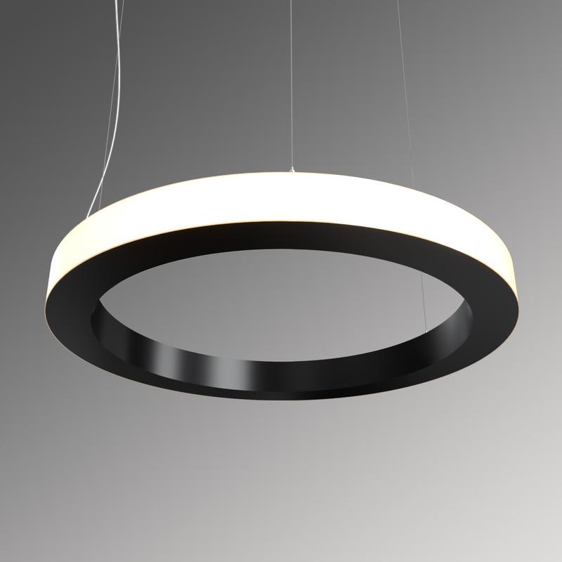 Светильник светодиодный RVE-LBх-RING-OUT-1500-P 123Вт 4000К 1500х1500х50мм S53мм кольцо подвесной бел. RVElektro RVE00000859