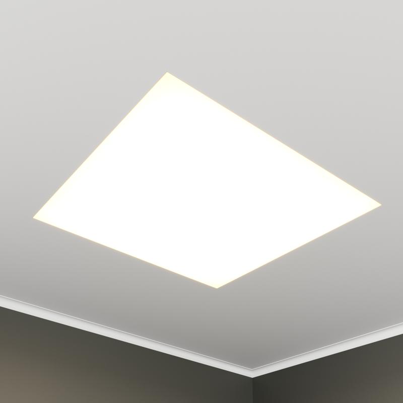 Светильник светодиодный RVE-LBX-BOX-1246-VG 180Вт 4000К 1246х1246х130мм квадрат встраив. под шпаклевку бел. RVElektro RVE00003399