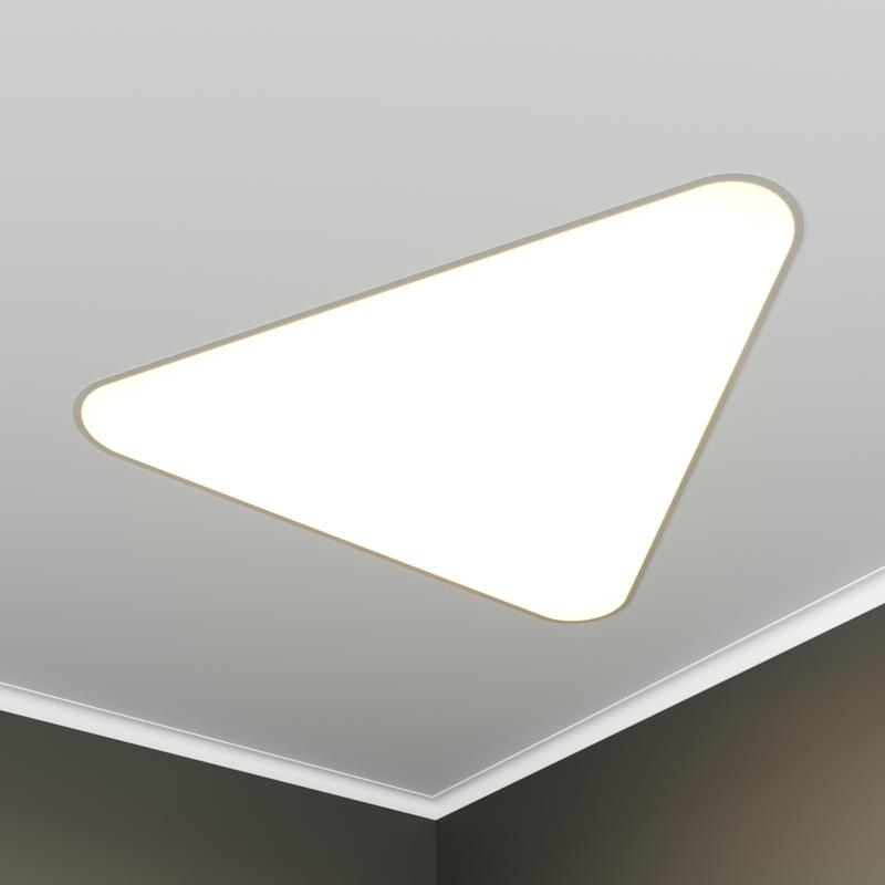 Светильник светодиодный RVE-LBX-TRIO-SOFT-930-V 69Вт 4000К 930х831х100мм треугольник закругл. встраив. бел. RVElektro RVE00003146