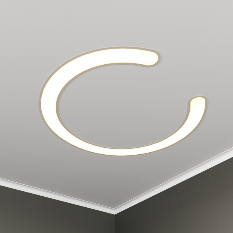 Светильник светодиодный RVE-LBX-DIOS-1030-V 66Вт 4000К 1030х963х100мм S80мм подкова встраив. бел. RVElektro RVE00002859