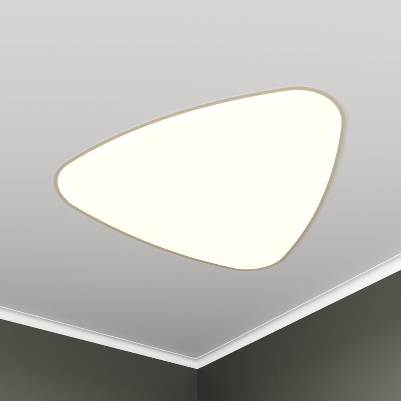 Светильник светодиодный RVE-LBX-LITUS-1430-V 161Вт 4000К 1430х1360х120мм треугольник рело закругл. встраив. бел. RVElektro RVE00002851