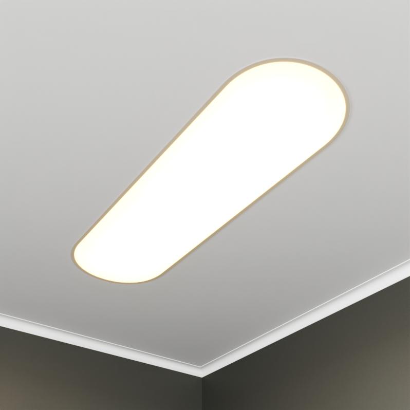 Светильник светодиодный RVE-LBX-LARGO-S-1230-V 32Вт 4000К 1230х193х100мм овал встраив. бел. RVElektro RVE00003184