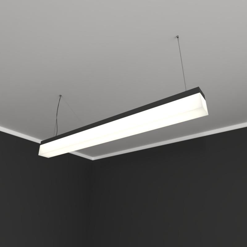 Светильник светодиодный RVE-LBх-LUMO-LISTA-1500-P 41Вт 4000К 1500х50х120мм линия подвесной бел. RVElektro RVE00002251