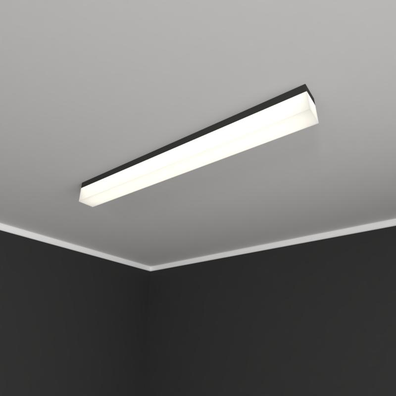 Светильник светодиодный RVE-LBх-LUMO-LISTA-1500-N 41Вт 4000К 1500х50х120мм линия накладной бел. RVElektro RVE00002332