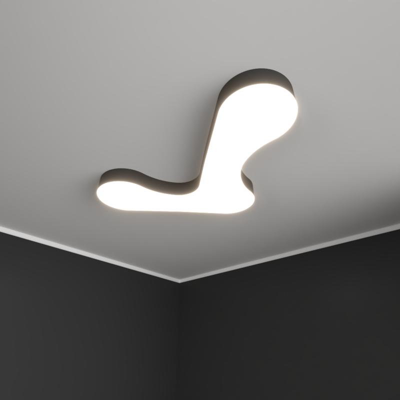 Светильник светодиодный RVE-LBх-CLOUD-1320-N 75Вт 4000К 1320х829х100мм облако накладной бел. RVElektro RVE00002318