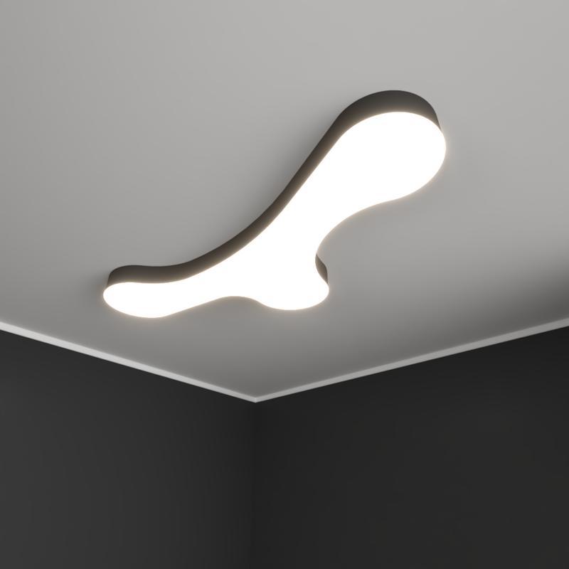 Светильник светодиодный RVE-LBх-CLOUD-1673-N 88Вт 4000К 1673х755х100мм облако накладной бел. RVElektro RVE00002319